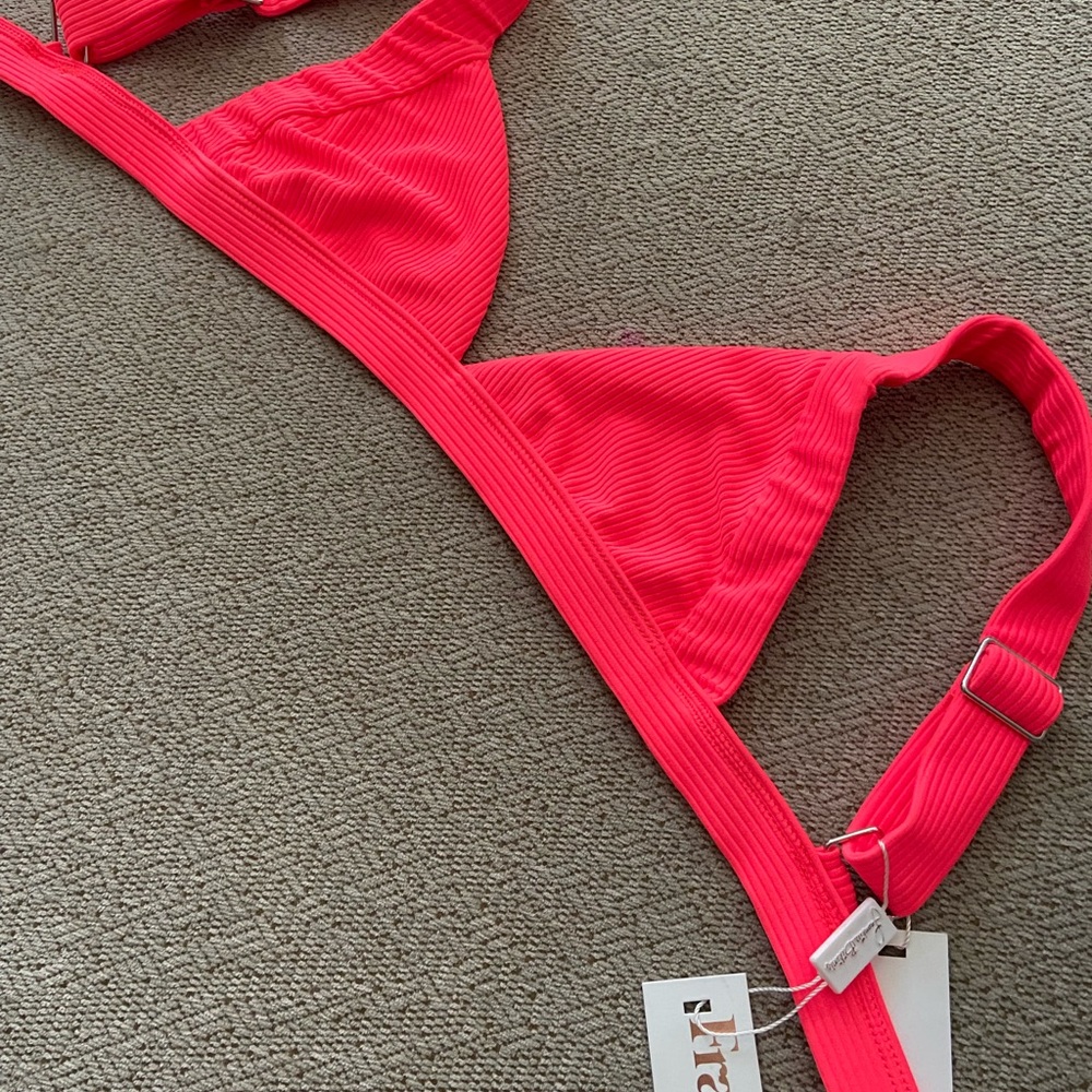 Frankie’s bikini matching top and bottom. Top size SM. Bottoms size MD